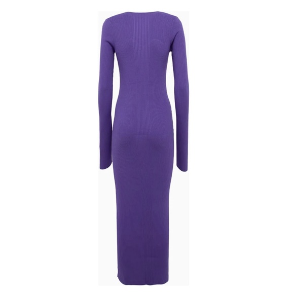 REMAIN Birger Christensen Remain Dense Curved ribbed Dress - Picture 4 of 13